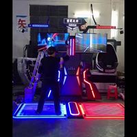 Parc d'attractions intérieur, cinéma VR 9D, jeu de tir, arène de réalité virtuelle, 2 joueurs, combat VR, console de jeu Music Dance Revolution