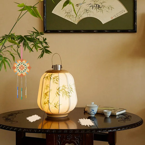 Carillon éolien Mandala en peuplier - Kit de décoration artisanal à finir soi-même, gravé au laser, pour la maison - Product Image 5
