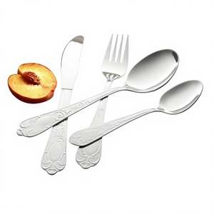 Vaisselle de fêtes de mariage, ensemble de couverts en métal utiles, qualité durable 100%, vente en gros écologique, couverts avec logo - Product Image 1