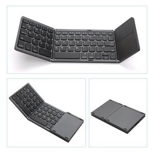 Teclado Inalámbrico Mini BT Triple Plegable de Fábrica China con Panel Táctil para Windows, Android, IOS, Tablet, PC, Teléfono Inteligente - Product Image 3