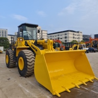 Chargeuse sur pneus Komatsu WA380 d'occasion, machine d'origine en bon état pour projet de construction, à vendre