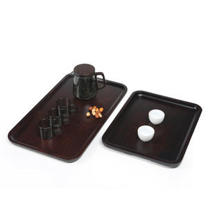 Plateaux en bambou en gros, plateaux à thé simples, plateaux de drainage ménagers, assiettes à dîner multifonctionnelles en bambou, tailles extra larges - Product Image 2