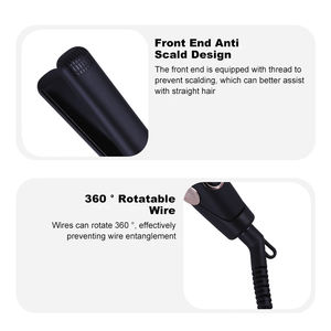 درجة حرارة عالية Fahrenheit مستقيم الشعر لصالون الشعر المهنية مكواة فرد الشعر مع شاشات الكريستال السائل - Product Image 4