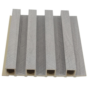 Giá cả hợp lý nội thất hạt gỗ Tấm ốp tường tấm/Bảng âm thanh hấp thụ WPC gỗ tấm ván bảng Trần wallpanels giá - Product Image 2