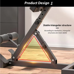 Équipement de fitness multifonctionnel pour la maison, chaise romaine pliable améliorée, <span class=keywords><strong>banc</strong></span> de musculation réglable, <span class=keywords><strong>banc</strong></span> d'entraînement - Product Image 2