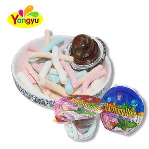 Kleine Beker Marshmallow Met Chocoladejam Voor Groothandel