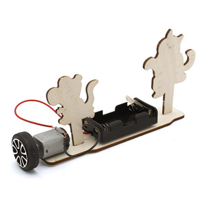 Kit de Ciencia DIY de Madera para Construir un Juguete Educativo Manual de Gato y Ratón para Niños de 7-9 Años, Proyecto de Aprendizaje STEAM - Product Image 1