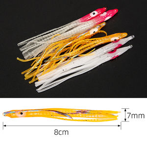 Lumineux pvc mixte swimbait gros topwater hunt house emballage 10 pcs ensemble appâts eau salée en plastique souple pêche calmar leurre - Product Image 4