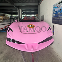 Dernier modèle d'usine, Jet Car JetBoat multicolore 200HP, JetSki en fibre de verre pour location commerciale OEM destiné aux opérations de divertissement aquatique