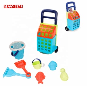 En gros enfants d'été en plein air outil <span class=keywords><strong>de</strong></span> <span class=keywords><strong>sable</strong></span> seaux <span class=keywords><strong>de</strong></span> château jouets <span class=keywords><strong>jeu</strong></span> <span class=keywords><strong>de</strong></span> plage avec chariot - Product Image 1