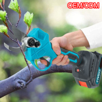 6 inch lithiumbatterij aangedreven telescopische boomkettingzaag snoeischaarset draagbare handzame snoeischaar houtzaag combogereedschapset