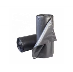 Tie Top Garbage Bag Black Trash Fold Custom Jumbo Black Ldpe Biodegradable <b>Roll</b> Manufacturers Black <b>Plastic</b> Garbage Bags - Product Image 3