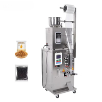 Machine de formage de rouleaux de film plastique multifonctionnelle pour l'emballage automatique de sachets de thé, de poudre et de café, avec scellage arrière, capacité 1-100g