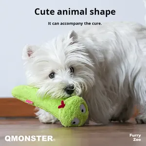 Đồ chơi thú bông QMONSTER G Yellow Pikmin Furry Zoo Fengrong có tiếng kêu, giấy bền, đồ chơi nhai và phát ra âm thanh dành cho chó nhỏ và trung bình, trẻ em, sản xuất tại Trung Quốc - Product Image 3