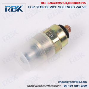 Vanne solénoïde Rbk Flameout 24V pour carburateur 8-94242275-0 - Product Image 4