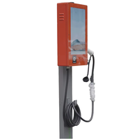 Borne de Recharge Commerciale 7kW GB/T AC avec WiFi 4G et Paiement Intelligent par Carte, Wallbox EVSE pour Centres Commerciaux et Parkings Publics
