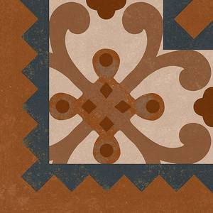 Azulejos de Cerámica Modernos Cuadrados <span class=keywords><strong>Paris</strong></span> Rose - Diseño Rojo - 200*200mm - Para Piso y Pared de Sala de Estar, Balcón y Hotel - Product Image 3