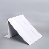 Caja de Regalo Magnética Plegable Negra, Cartón Rígido de Lujo con Laminado Mate, Impresión de Logotipo Grande Personalizada para Empaque de Regalos