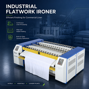 Máquina Planchadora de Ropa Industrial Comercial <span class=keywords><strong>para</strong></span> Servicio de Planchado de Sábanas <span class=keywords><strong>y</strong></span> Ropa de Cama en Hoteles, Hospitales <span class=keywords><strong>y</strong></span> Lavanderías - Product Image 1