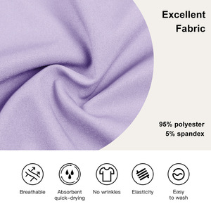 Women's Scrub Set Short Sleeve Split Oxford Fabric Breathable Medical Uniform For Salon Hospital Workwear - Product Image 5