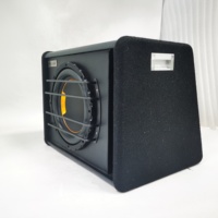 Caisson de basses actif de voiture haute puissance de bonne qualité avec boîtier et amplificateur DC 12V