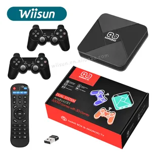 D G5 Game box HD 4K Super Console Video Gamebox 50 + Emulator 40000 + Retro Games with TV Box 9.1 Android System Wireless Control