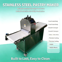 Machine de boulangerie intelligente PLC pour la découpe de pâtes à tartelettes et de bâtonnets de pâte à pâtisserie