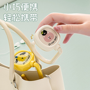 Novelty <b>Hooks</b> Round Detachable <b>Hook</b> For Bag Backpack Desk Office Use Milky White Blue Yellow Color Options - Product Image 1