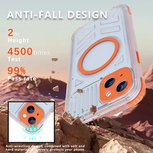 Chống-mùa thu nâng cấp góc 6.5ft dưới nước không thấm nước điện thoại di động Trường hợp đối với iPhone 15 Trọng lượng nhẹ - Product Image 5