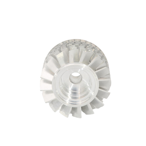 Custom CNC Machining 5 Axis Milling Aluminum Turbo Impeller Components Automotive Turbocharger Parts - Product Image 3