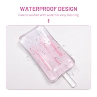 Tapis de souris de jeu personnalisé en gel transparent de forme irrégulière avec repose-poignet résistant à l'eau pour la maison et le bureau