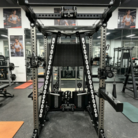 Équipement de musculation multifonctionnel Smith Machine Trainer, équipement de fitness de haute qualité, appareil d'entraînement fonctionnel tout-en-un pour salle de sport
