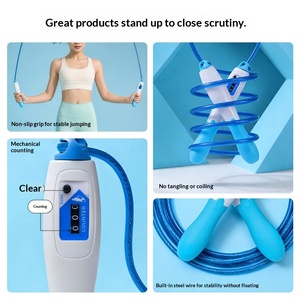 Cuerda de Saltar Clásica de Acero para Pérdida de Grasa, Fitness y Deportes, para Hombres, Mujeres y Adultos - Product Image 4