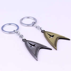 Porte-clés en alliage <span class=keywords><strong>Star</strong></span> <span class=keywords><strong>Trek</strong></span>, design de cône de nez de <span class=keywords><strong>vaisseau</strong></span> <span class=keywords><strong>Star</strong></span> <span class=keywords><strong>Trek</strong></span>, accessoire de voiture géométrique créatif, produit dérivé populaire de films et séries TV - Product Image 2