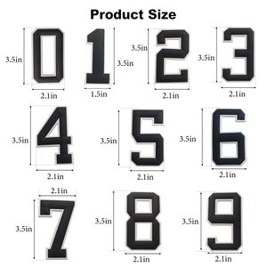 Números Decorativos para Bolsos Bogg, Accesorios Universales Simply Southern del 0 al 9, Insertos de Goma para Bolsos de Playa, Números DIY - Product Image 2