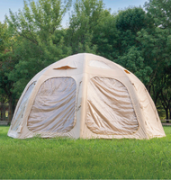 Tente gonflable octogonale BY Round Palace Style Family Dome House, durable, surdimensionnée, robuste, en tube PVC, pour le camping en plein air