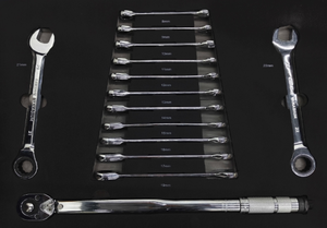 ELEHAND Wholesale Auto Repair <b>Tool</b> Cart <b>Set</b> With <b>Tools</b> 72-tooth Ratchet 7-layer Heavy-duty 200 Pieces <b>Hand</b> Push - Product Image 4