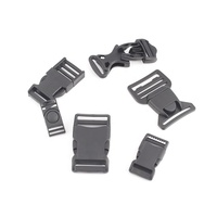 Boucle en plastique à dégagement latéral double réglable personnalisée pour sangle/sac/cinche