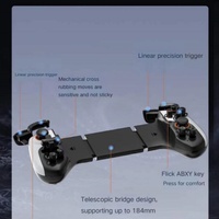 Manette de jeu sans fil JK03 pour Android et PC/téléphones mobiles avec volant de jeu, moteur de vibration, bouton turbo et gyroscope six axes