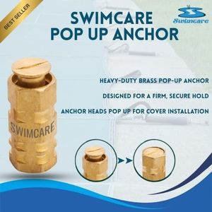 สมอบกยึดฝาครอบสระน้ำแบบป๊อปอัพ Swimcare Brass ขนาด 1.59 นิ้ว ความยาวตัวเรือนรูปหกเหลี่ยม 0.72 นิ้ว พร้อมสปริง แพ็ค 10 ชิ้น - Product Image 4