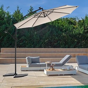 Parasol de jardin banane <span class=keywords><strong>d</strong></span>'extérieur de qualité supérieure Design moderne Grand <span class=keywords><strong>prix</strong></span> pour une immense table de patio Parasol de jardin pour cour et parc - Product Image 2