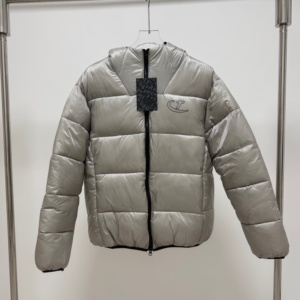 T Men Lightweight Hooded Cotton Padded <b>Jacket</b> Windproof Warm Winter Casual Outerwear Black <b>Silver</b> Blue In Stock - Product Image 4