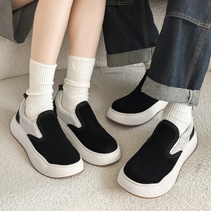 Chaussures décontractées de printemps pour hommes et femmes, style couple, semelle épaisse, effet rehausseur, chaussures tendance streetwear, bout rond, chaussures sportives - Product Image 3