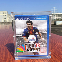 Boîte de jeu vidéo de haute qualité, boîte rigide en acrylique, boîte de présentation pour boîte de jeu Sony PS 2, pour boîte de jeu Sony PlayStation 2