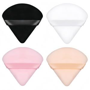 Éponge de maquillage triangulaire en velours la plus vendue, utilisation humide ou sèche, <span class=keywords><strong>pour</strong></span> fond de teint, outil de beauté et accessoires cosmétiques - Product Image 6