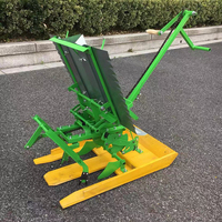 Machine de repiquage manuelle à deux rangées Transplanteur de riz professionnel en usine à 2 rangées