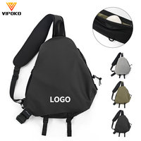 Sac à bandoulière pour homme avec compartiment de rangement, dos en maille respirante, impression personnalisée, sac à dos décontracté pour le sport et les activités de plein air