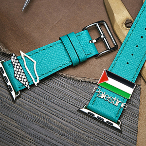 Breloques en métal New Palestine pour bracelets <span class=keywords><strong>Apple</strong></span> <span class=keywords><strong>Watch</strong></span>, breloques décoratives, anneaux - Product Image 1