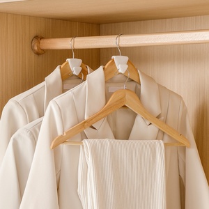 New Design Mini Clothing Organizer Space-Saving Wardrobe <b>Clothes</b> <b>Rack</b> with Plastic Hooks Connector Duty Mini <b>Clothes</b> Hanger - Product Image 3
