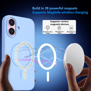 <span class=keywords><strong>Cover</strong></span> per Telefono in <span class=keywords><strong>Silicone</strong></span> Liquido Antiurto di Lusso Custodia per <span class=keywords><strong>iPhone</strong></span> 16 - Product Image 5